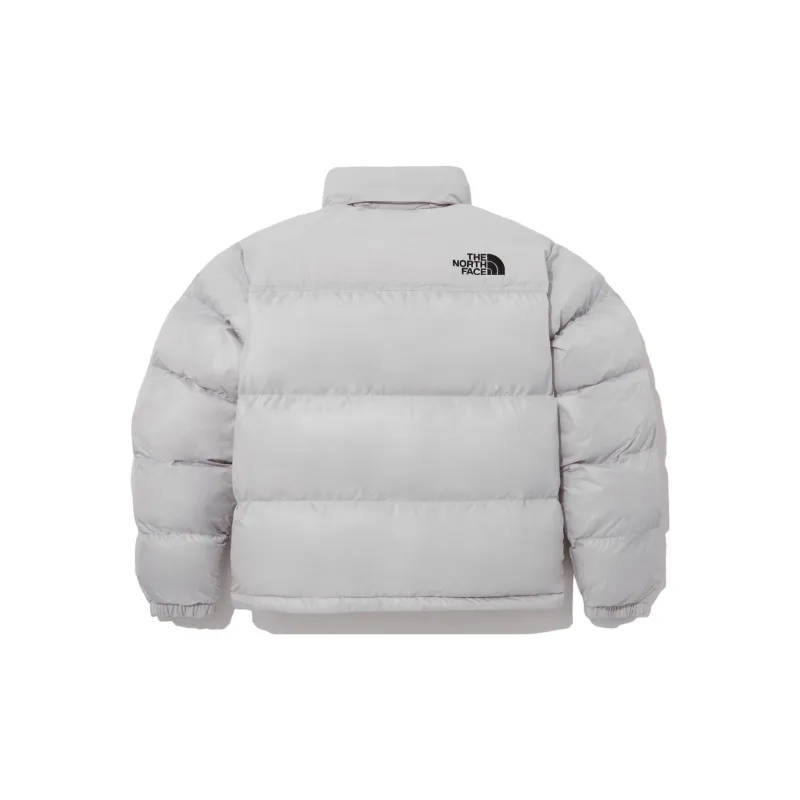 THE NORTH FACE M'S Nuptse On Ball Jacket Light Gray Unisex Korea Version-1