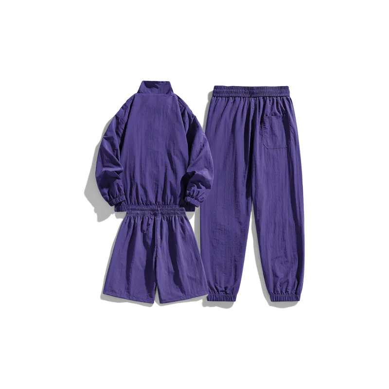 GOOSELIAR Coat, Shorts, Pants Three Piece Set Unisex-120