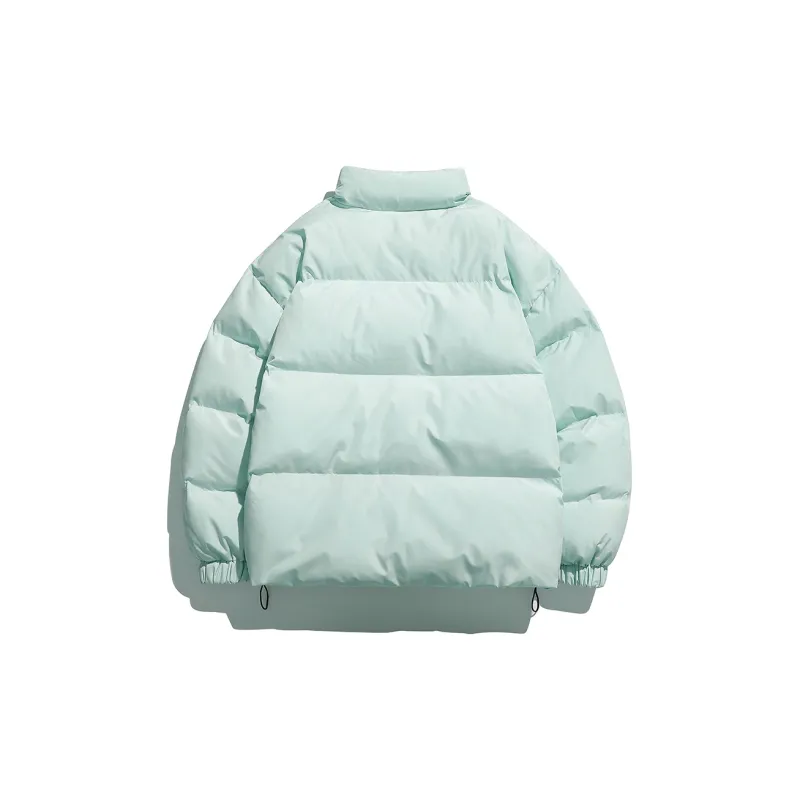 C1RCA American Minimalist Style Solid Color Basic Stand Collar Puffer Jacket Unisex-7