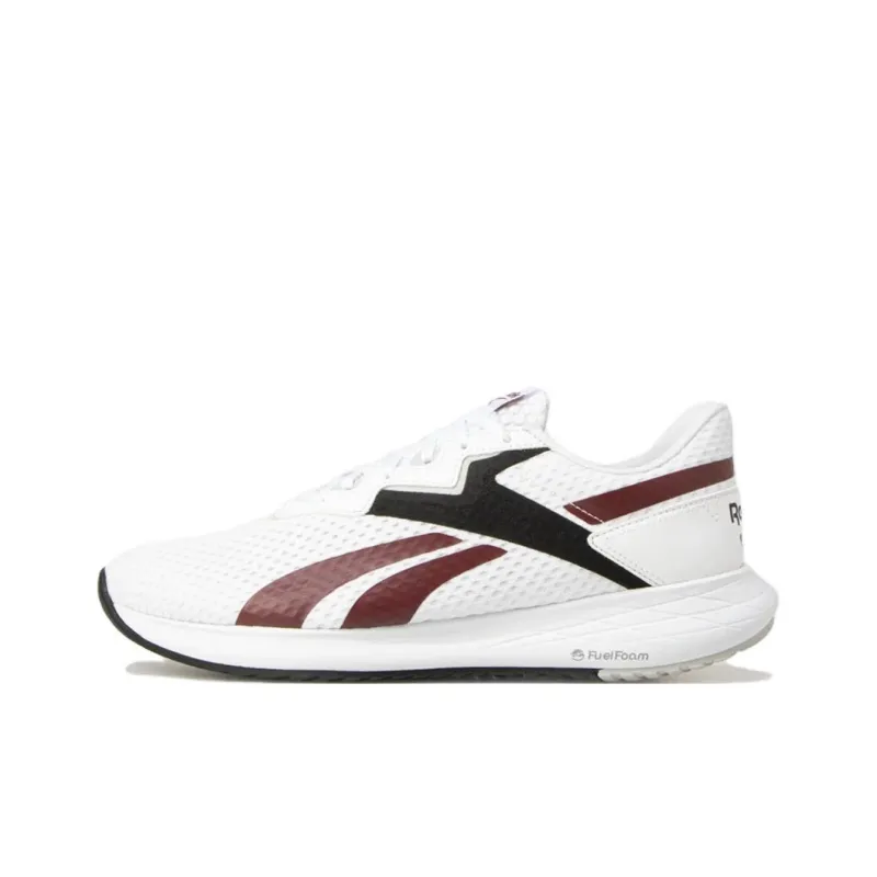 Reebok Energen Plus 2 Anti Slip Wear Resistant Low Top Casual Running Shoes Men's White Black Red-0