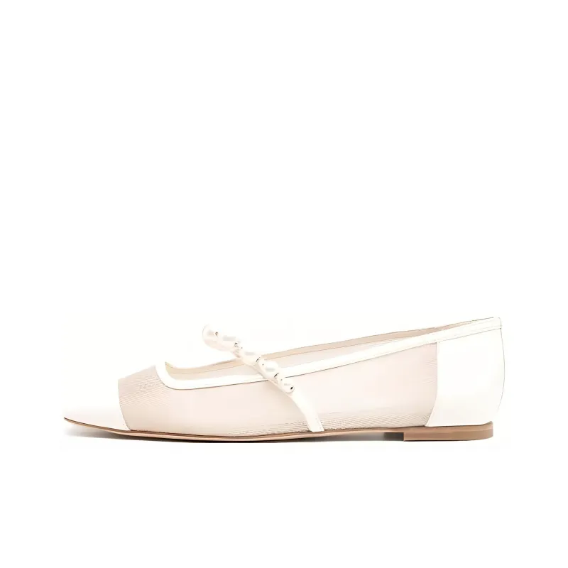 Jimmy Choo Ade Square-toe Ballerina Shoes-0