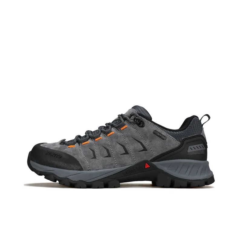 HUMTTO Cushioning Breathable Support Low Top Trekking Shoes Men's Dark Gray-0