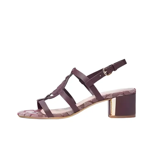 COACH Mujer Strap Sandals Women's Purple