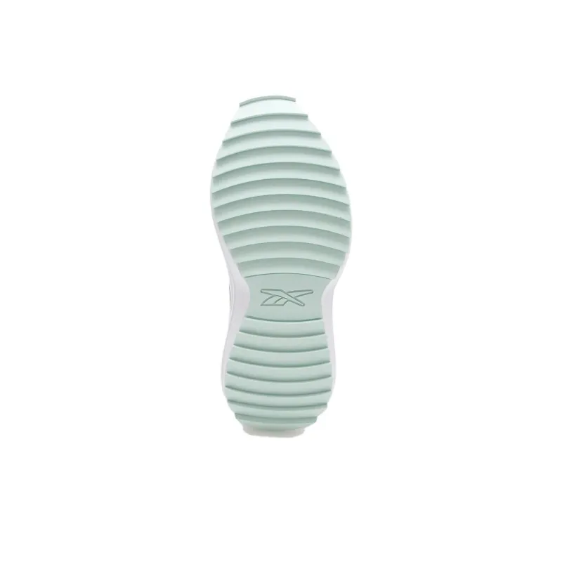 Reebok Classic Leather Anti Slip Wear Resistant Low Top Casual Shoes Unisex White Cyan-5