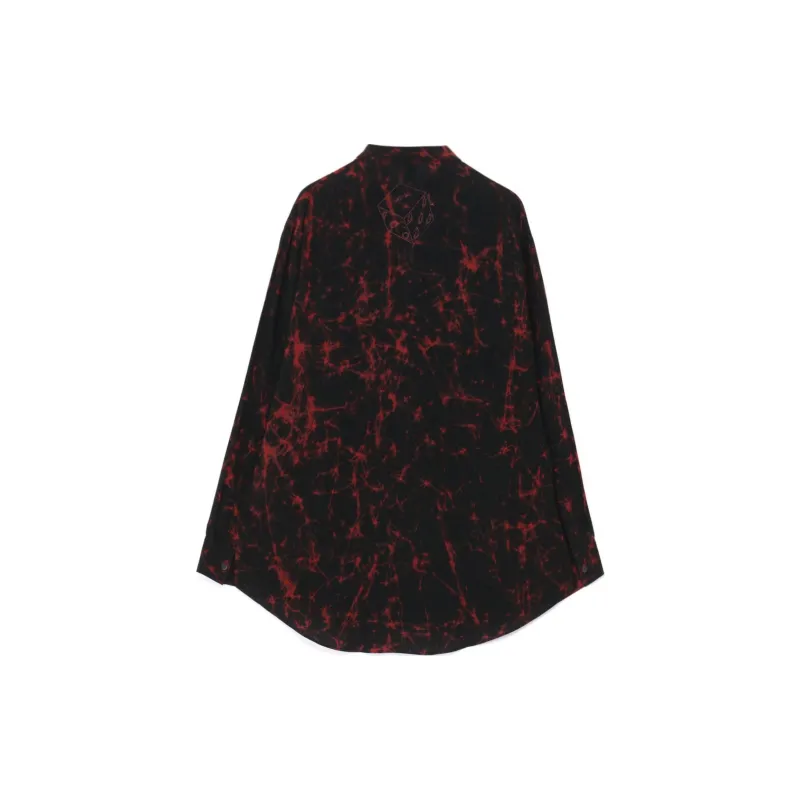 Yohji Yamamoto x JUJUTSUKAISEN Ground Y PRISON RELM Shirt Unisex Black Red-1