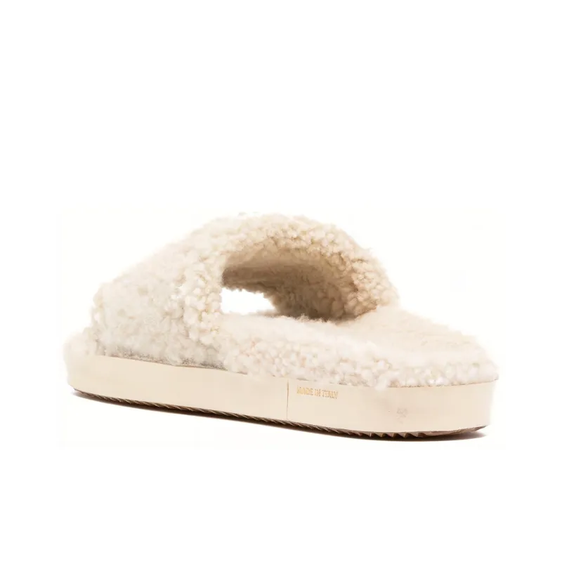 Golden Goose Slide Slippers Women's Ecru-3