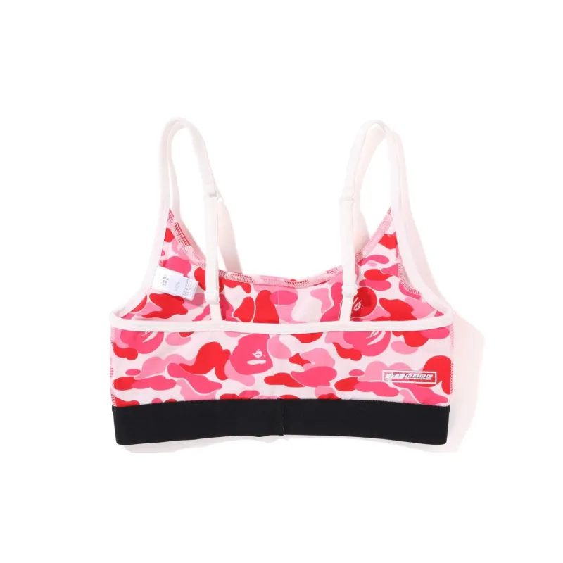A BATHING APE Women'ss Abc Camo Sport Bra Pink-1