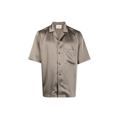 NANUSHKA Shirts Men Dark Brown