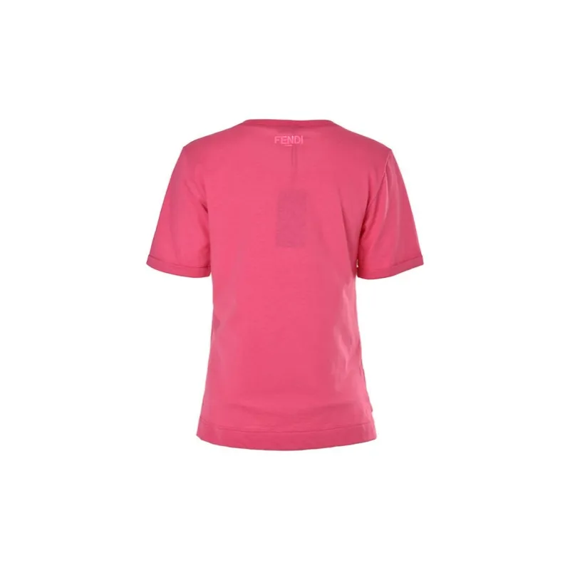 FENDI Regular T-Shirt Women's Pink-1