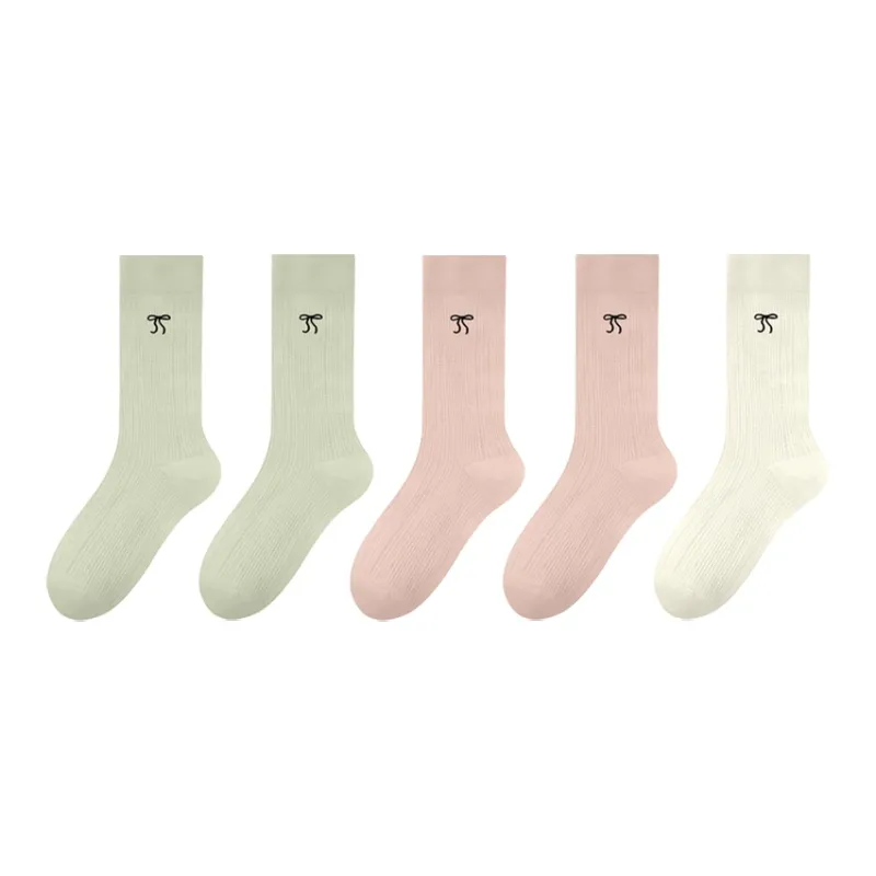 MIIOW Knee High Socks Women's Combo Set-19
