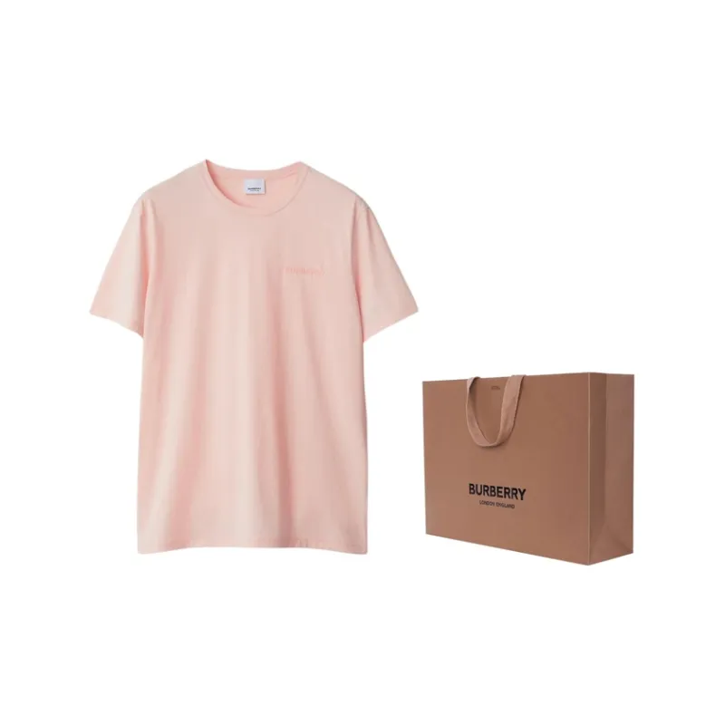 Burberry SS24 T-Shirt Men's Snowflake Pink Stone-2