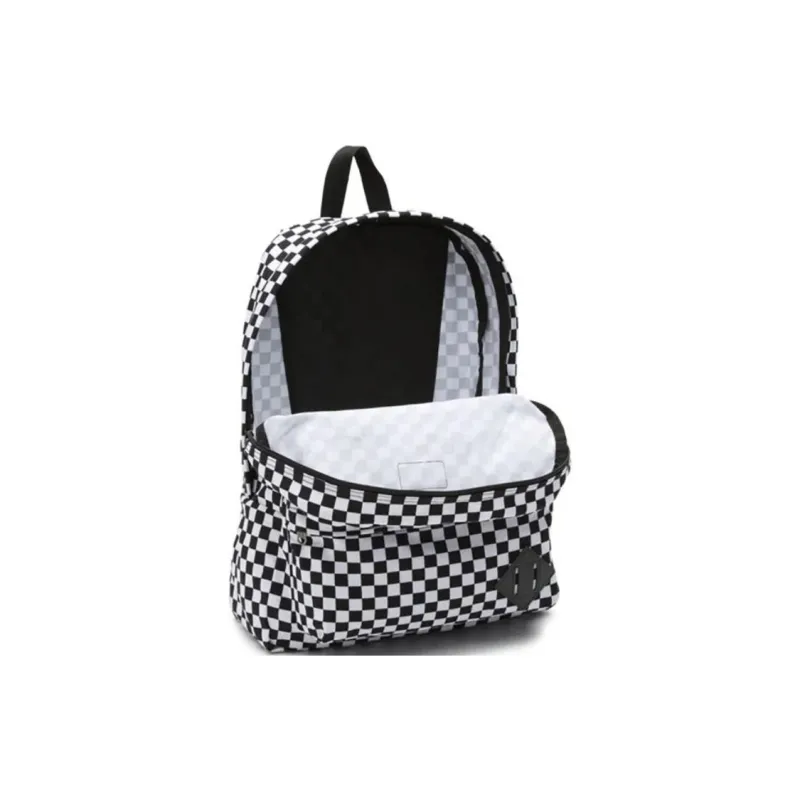 Vans Polyester Backpack Regular Unisex Black White-2