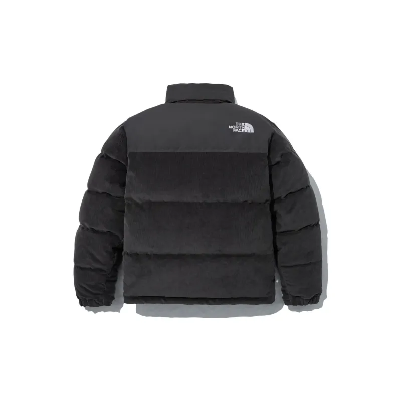 THE NORTH FACE White Label Corduroy Nuptse Down Jacket Charcoal-1
