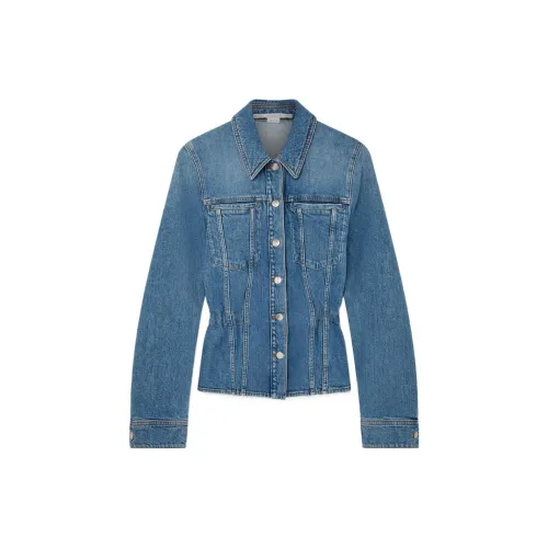 Stella McCartney Denim Jackets Women's Blue