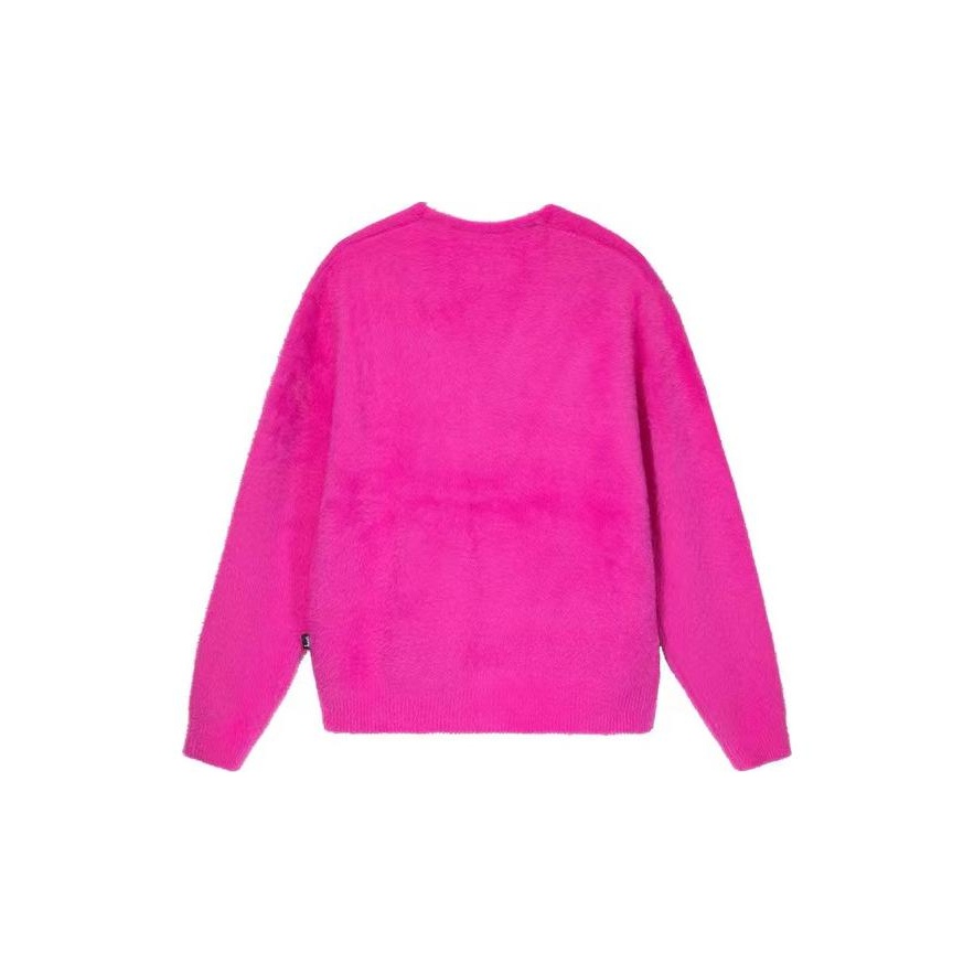 Stussy Shaggy Cardigan Blue M - POIZON