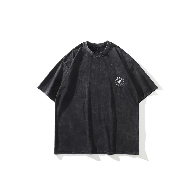 WHISTLEHUNTER Elbow Length Sleeved T Shirt Unisex Black-1