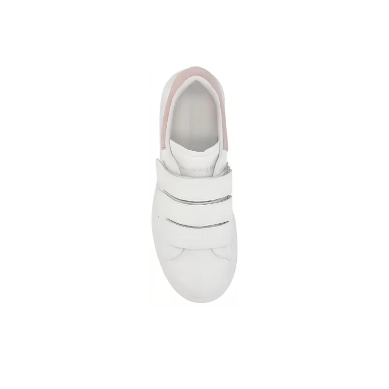 Alexander McQueen Oversized Triple Strap Sneaker 'White Pink' Women's-3