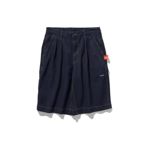 Nautica White Sail X Hirotsu Yumoto Co-titled Series Casual Shorts Unisex Navy Blue