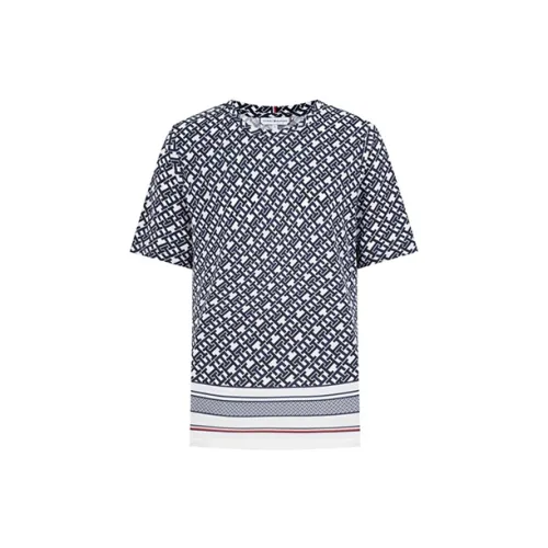 Tommy Hilfiger T-Shirts Women's Navy Blue With White Print