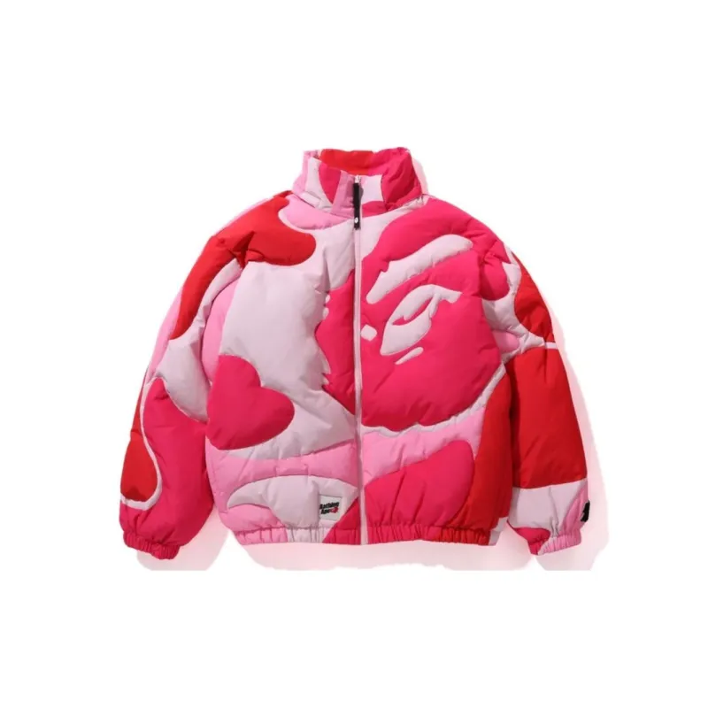 Bape Mega Abc Camo Detachable Hoodie Puffer Down Jacket-7