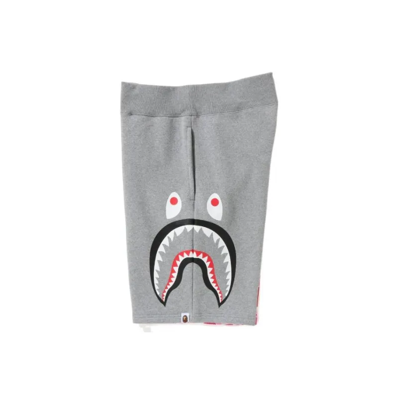 Bape Abc Camo Side Shark Sweat Shorts-10