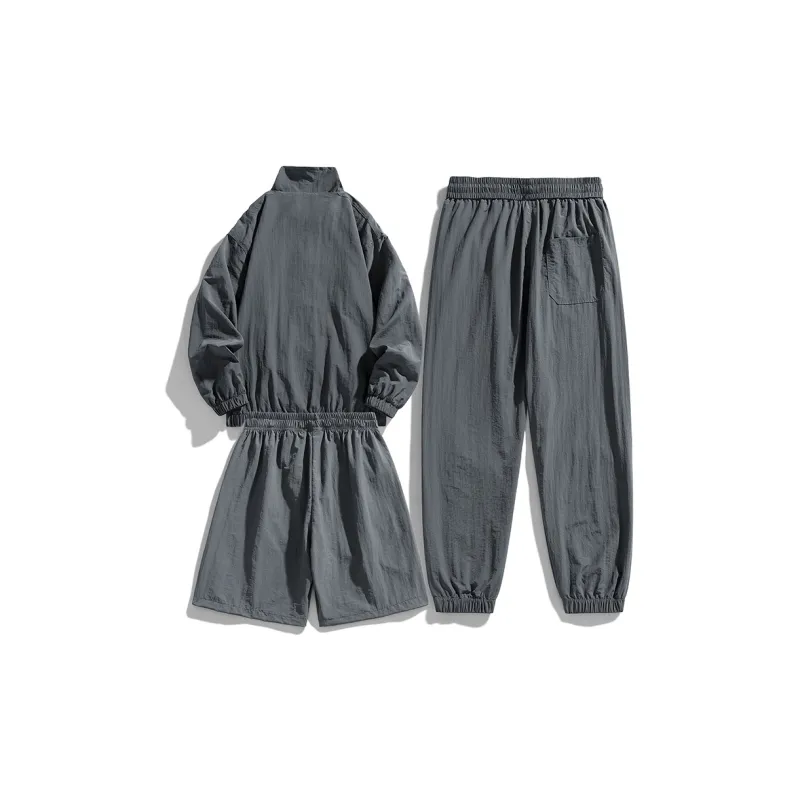 GOOSELIAR Coat, Shorts, Pants Three Piece Set Unisex-1