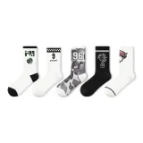American Racing Trendy Socks D Set-5 Pack[7A Antibacterial, Original New Arrival]