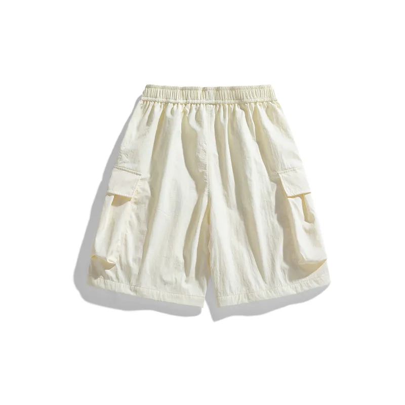PUCCA Casual Shorts Unisex Apricot-6