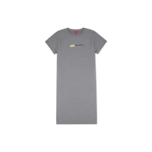 GUESS Short-Sleeved Dresses Women's Heather Gray