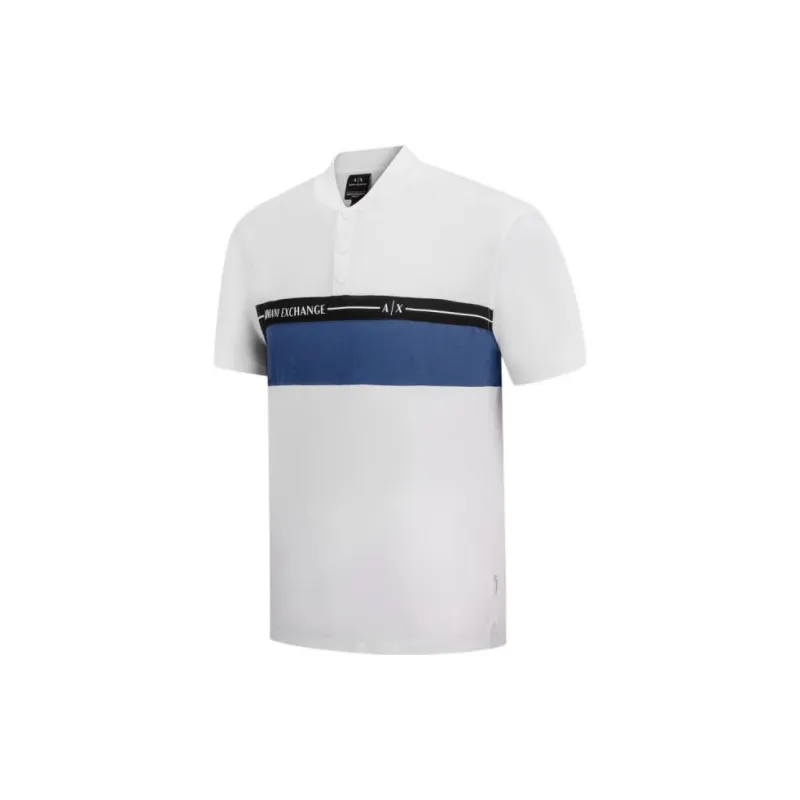 ARMANI EXCHANGE Polo Shirts Men White-2
