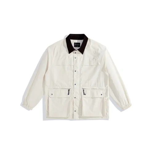 PEACEBIRD MEN Jackets Men White Wide Fit