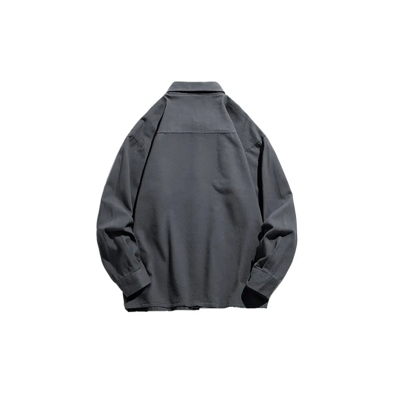 Jeep Polo Collar Long Sleeved Shirt Unisex-7