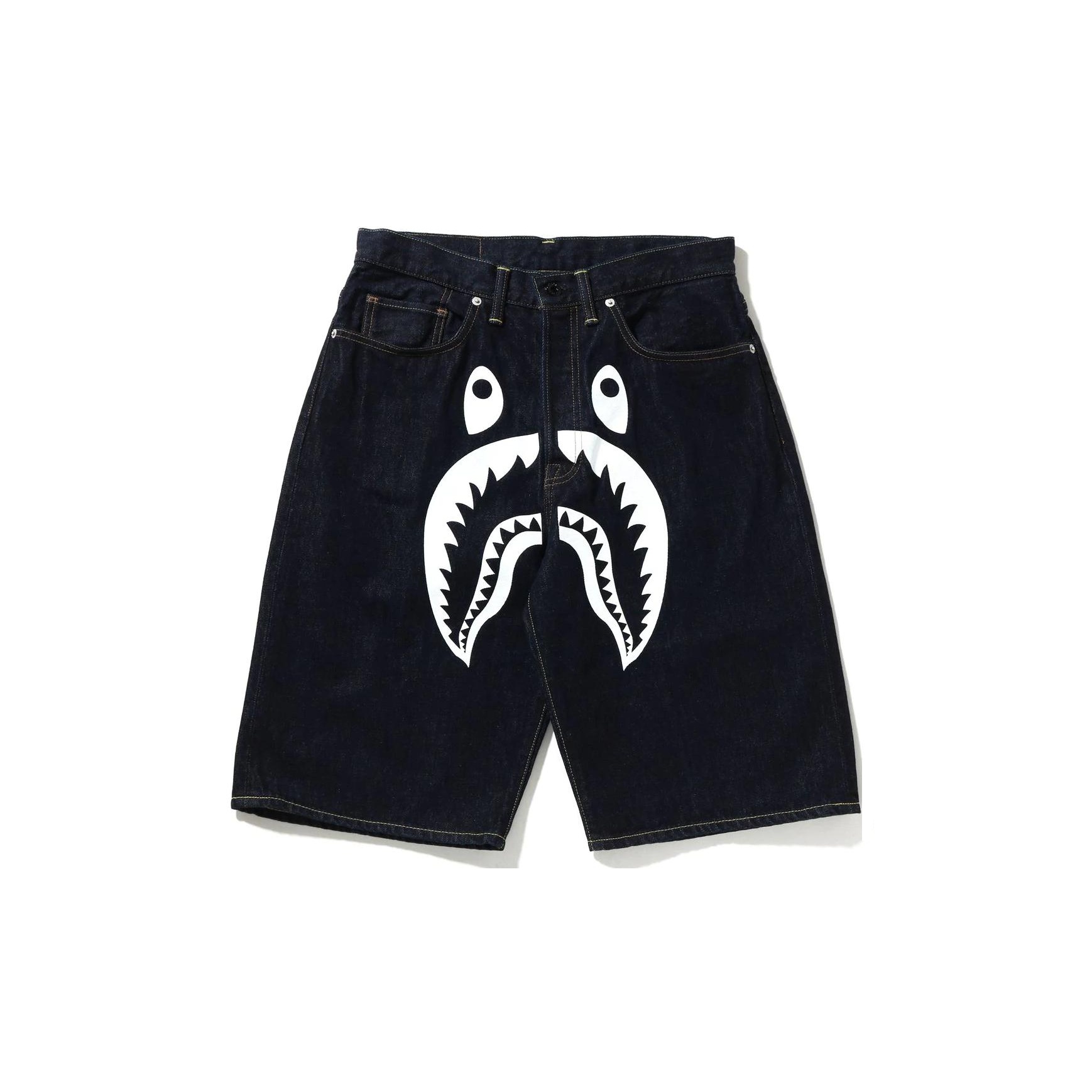 Bape denim shorts online