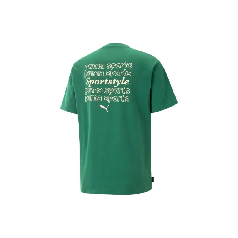 PUMA T Shirts Men Dark Green-1