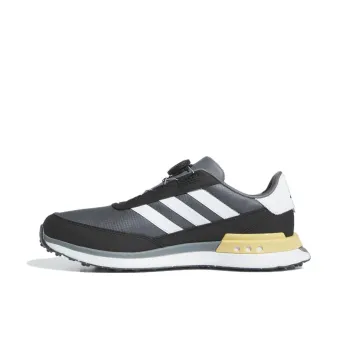 Adidas Anti Slip Wear Resistant Low Top Golf Shoes Men's Gray Black