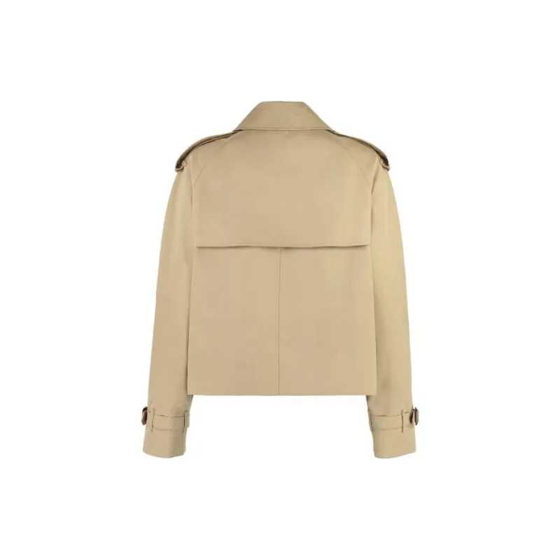 Burberry Double-Breasted Long-Sleeved Jacket-1