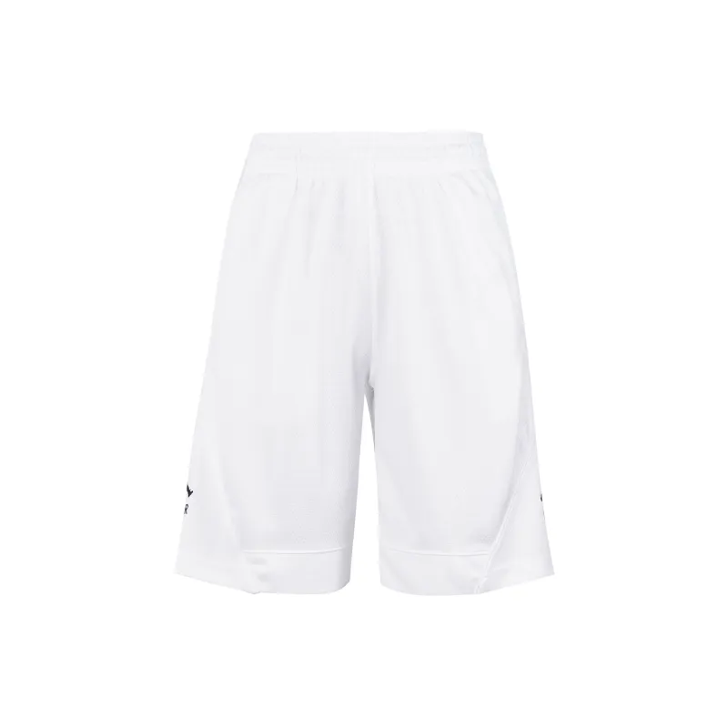 Jordan Men's Rise Striped Triangle Logo Pants White-1