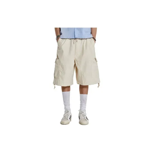 Jaded London Cargo Shorts Unisex Beige