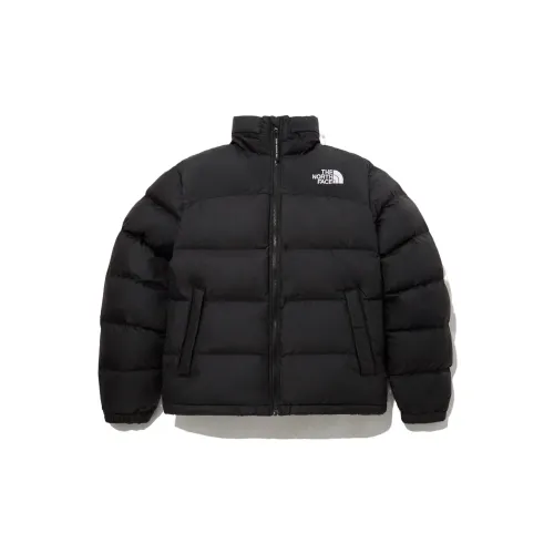 THE NORTH FACE Back In Blue Series Puffer Jackets Unisex Black