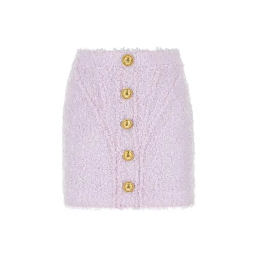 BALMAIN Casual Short Skirts Women's Pink