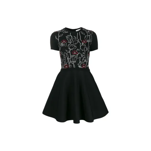 Valentino Short-Sleeved Dresses Women's Black