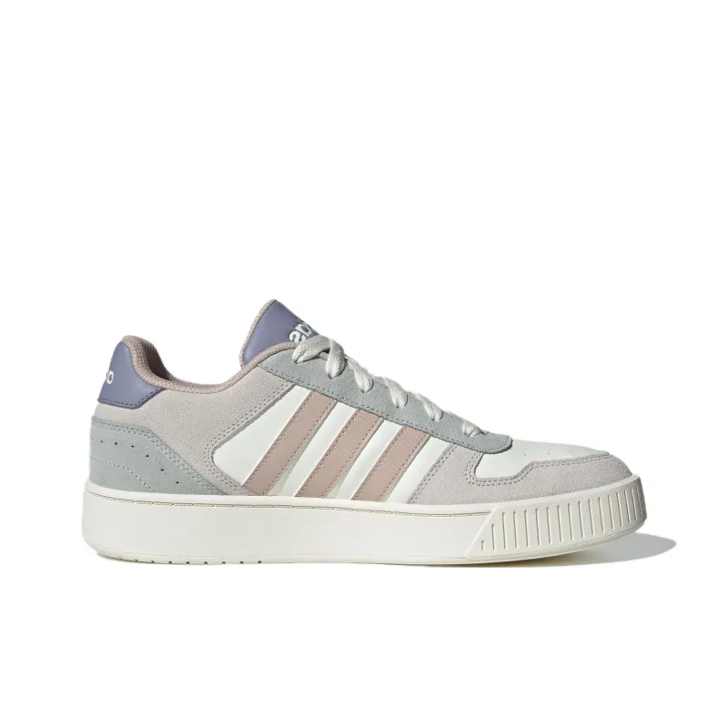 Adidas Anti Slip Wear Resistant Low Top Skateboard Shoes Unisex White Gray-1