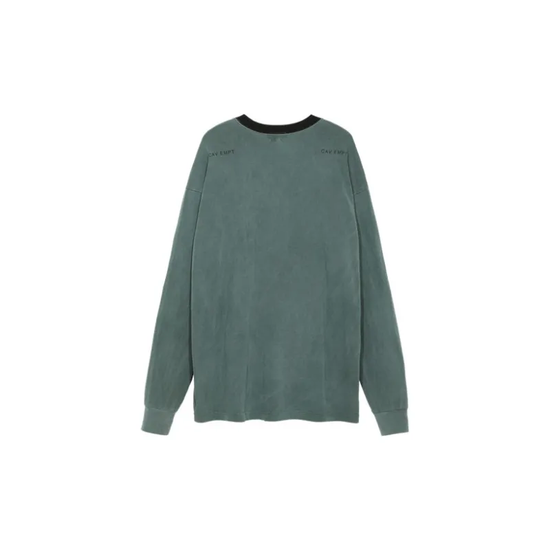 Cav Empt Sweatshirts Unisex Black Green Multicolor-1