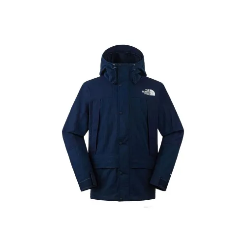 THE NORTH FACE Ripstop Mountain Logo Embroidered Hooded Jacket