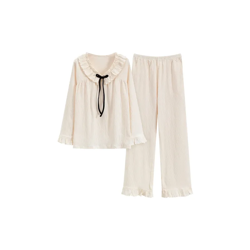 Mulong Family Pajama Set Women's Apricot-0
