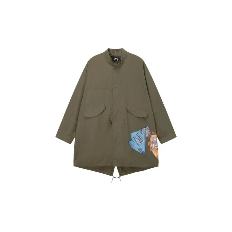 Stussy Goldie Fishtail Parka-1