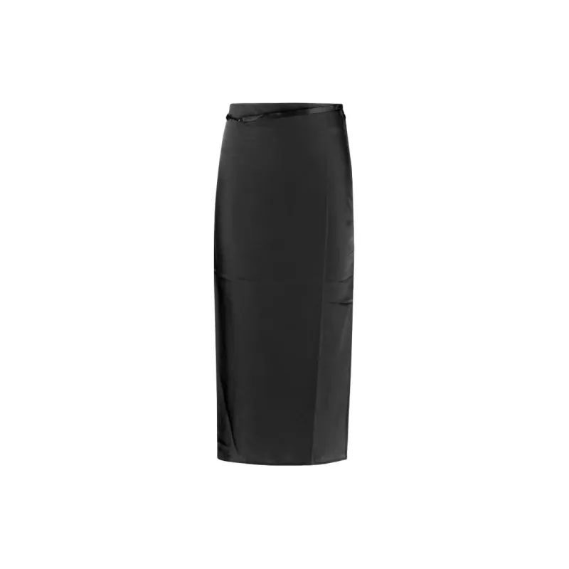 Jacquemus Logo Plaque Midi Skirt-1