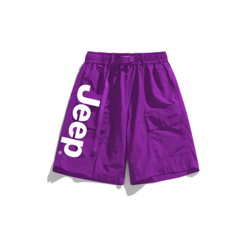 Jeep Cargo Shorts Unisex Purple