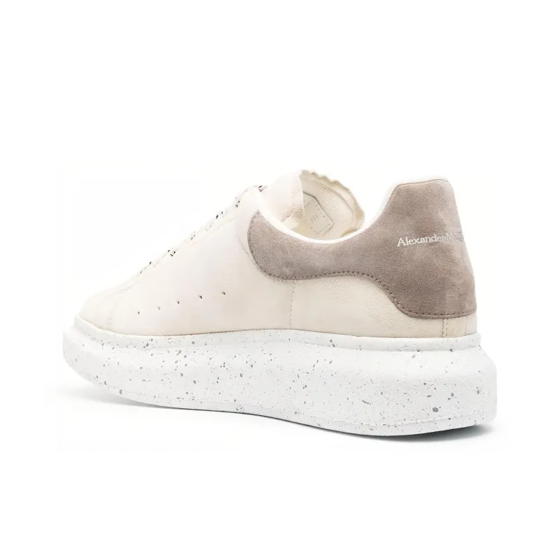 Alexander McQueen Oversized Round Toe Lace Up Sneakers-3