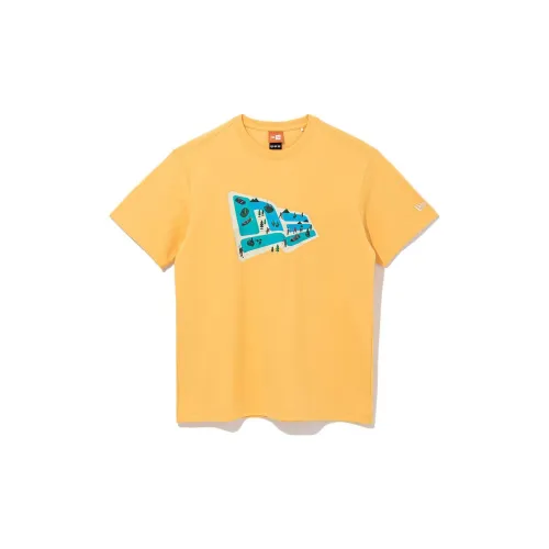 New Era T-Shirts Men Yellow